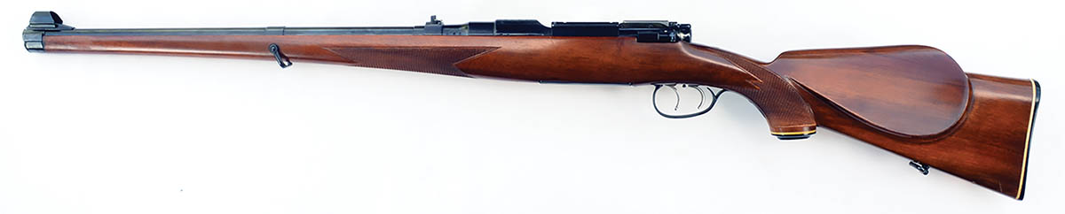 With the scope removed, the rifle is easy to carry for still hunting, as is every Mannlicher.